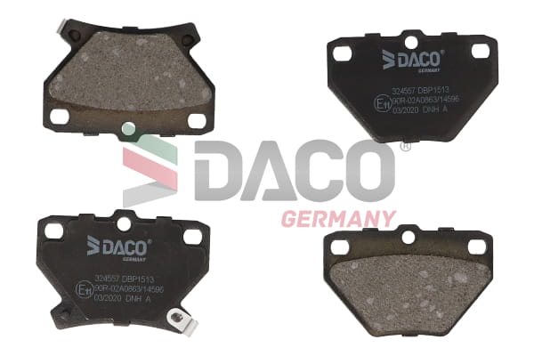 Klocki hamulcowe TOYOTA CELICA 99- COROLLA 02- PRIUS 00- YARIS 99-