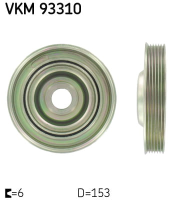 Koło pasowe /SKF/ VOLVO TOYOTA PEUGEOT 2.0D